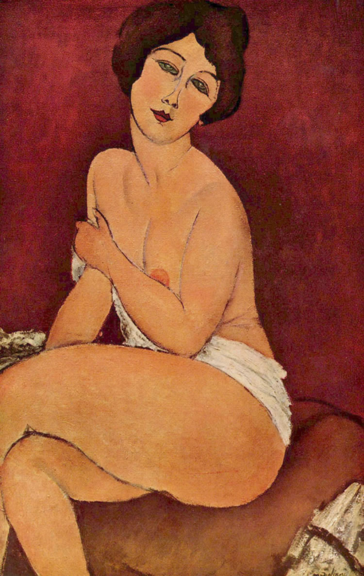 mujer desnuda de modigliani