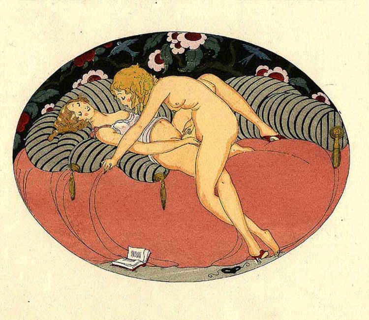 ilustracion erotica lesbica