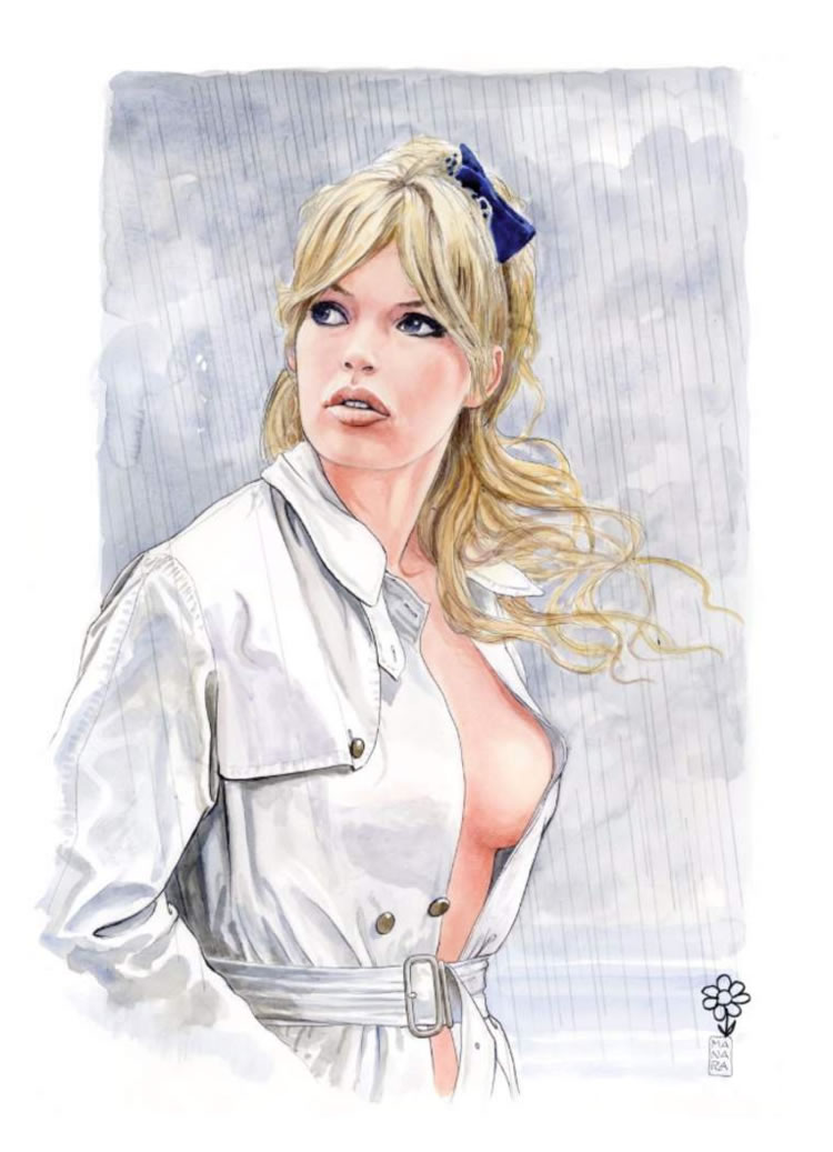 brigitte bardot por manara