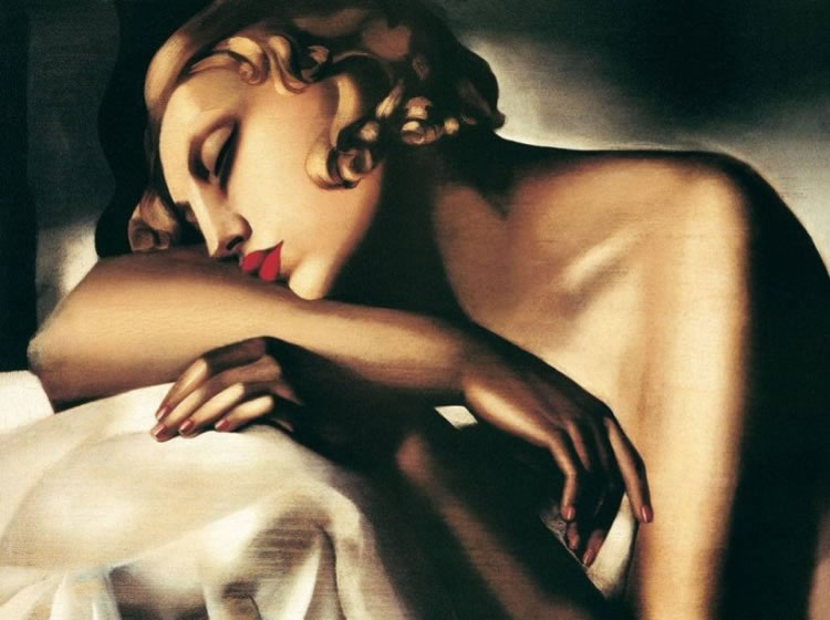 La durmiente, de Tamara de Lempicka