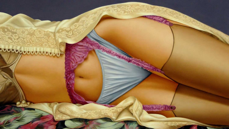 cuadros eróticos de John Kacere