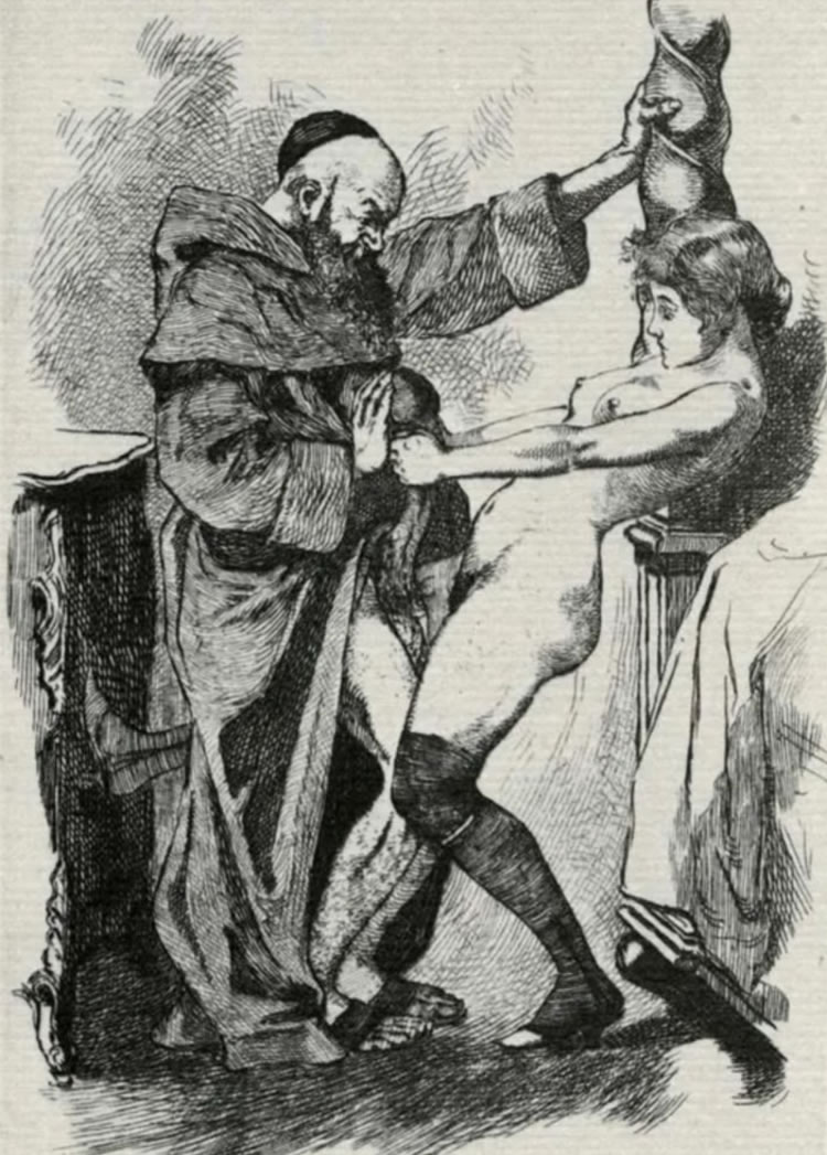 ilustración erótica de Martin Van Maële