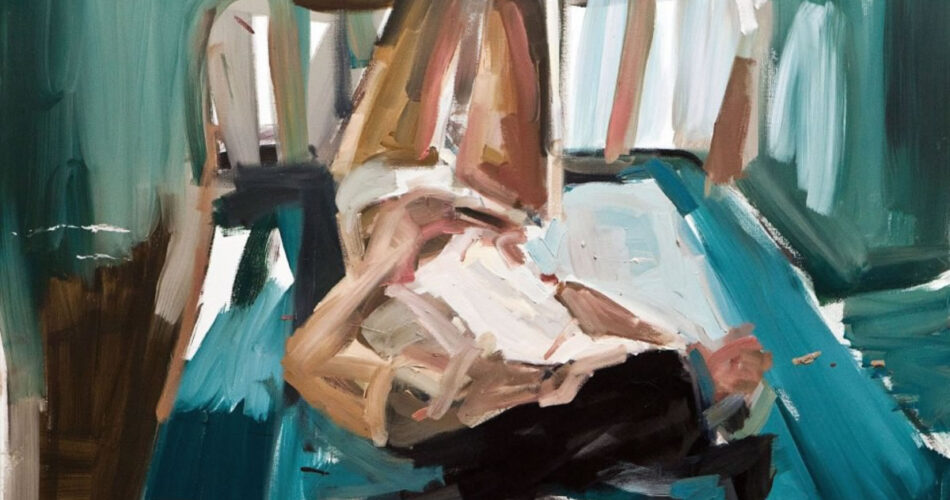 pintura de mujer masturbándose